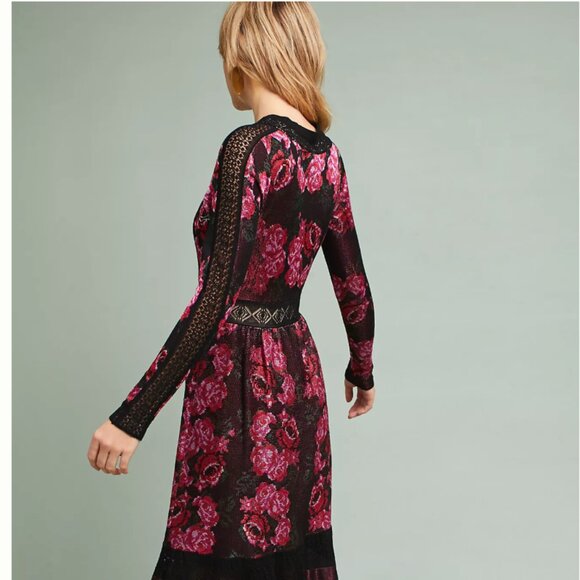 Anthropologie - Cecilia Prado Rose Sweater Maxi Dress |  XS | NWT - Picture 3 of 3